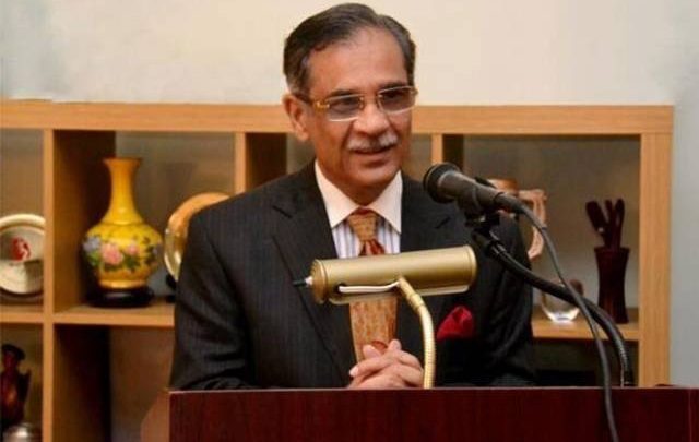 chief justice saqib nisar