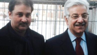 Ahmad Nawaz Wahla with Khawaja Mohammad Asif