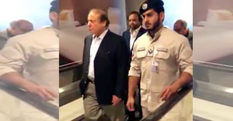 Nawaz Sharif, Maryam Nawaz, Lahore airport arrest