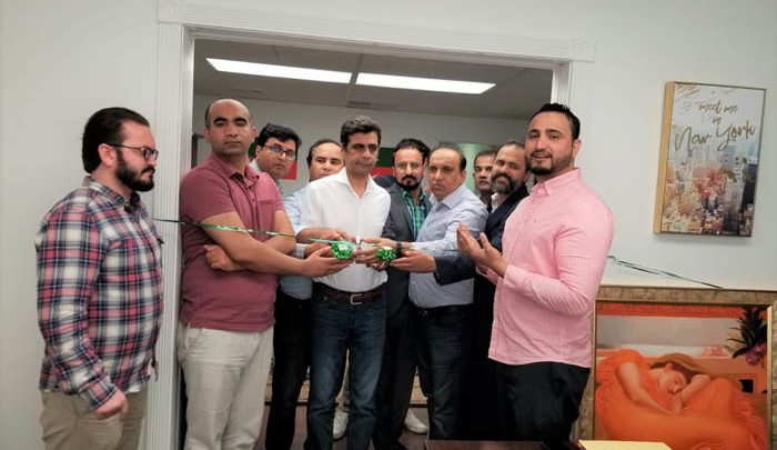 PTI New York Office, Imran Igra, Parvez Riaz, Aizaz Asif- (, Zameer Chaudhary, Waseem Syed