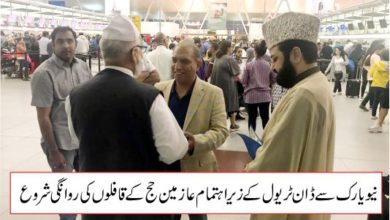 Pakistani American Hajj Pilgrims, JFK Airport, Dawn Travel, Syed Mir Hussain Shah, Tasawar ul Hassan Gillani