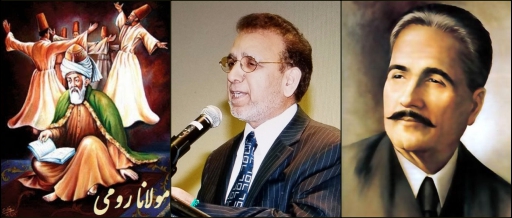 Dr Abdul Rahman Abd, Molana Rumi, Allama Iqbal
