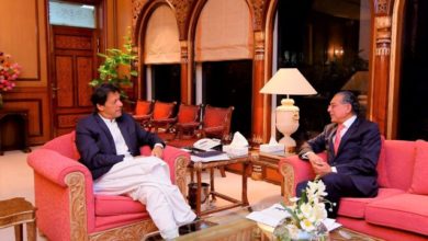 Munir Akram meets Imran Khan