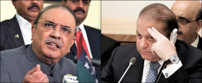 Nawaz Sharif, Asif Zardari