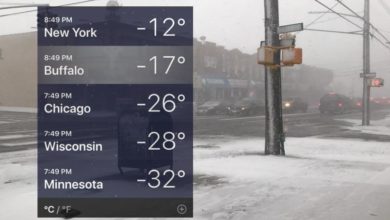 USA Extreme Cold Weather