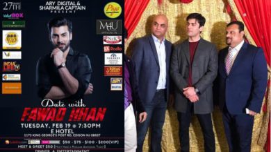 Fawad Khan New Jersey Show