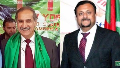 Dr Abdullah Riar with Sam Khan of PTI USA