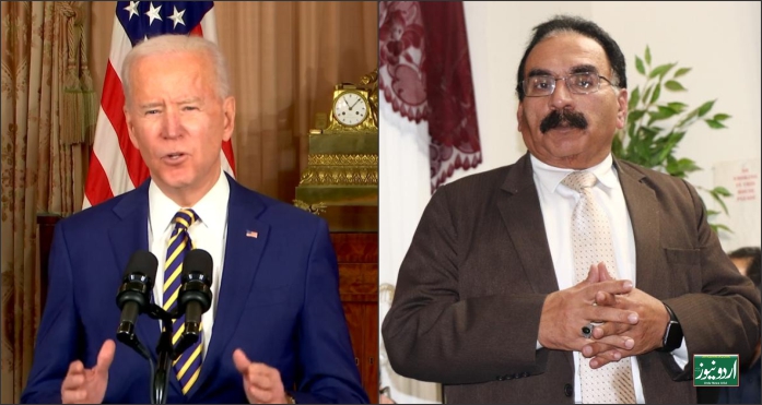 صدر بائیڈن کی خارجہ پالیسی کا خیرمقدم، مسلہ کشمیر حل کروائیں ، سلمان ظفر