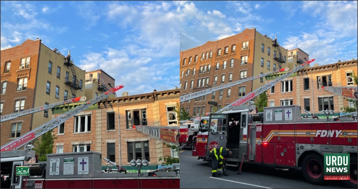 Fire at Coney Island Avenue, Brooklyn