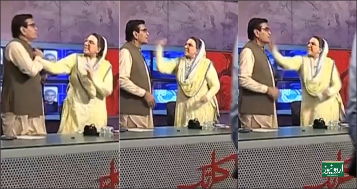 Dr Firdous Ashiq Awan slapped Abdul Qadir Mandokhel