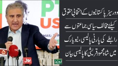 Shah Mahmood Qureshi, Overseas Pakistani Rights statement