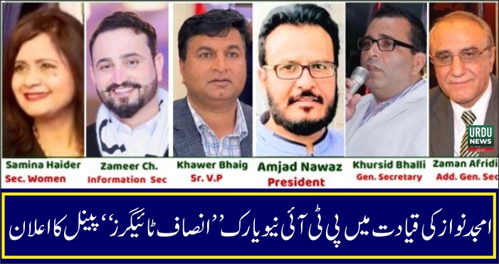Amjad Nawaz, PTI New York Insaf Tigers Panel