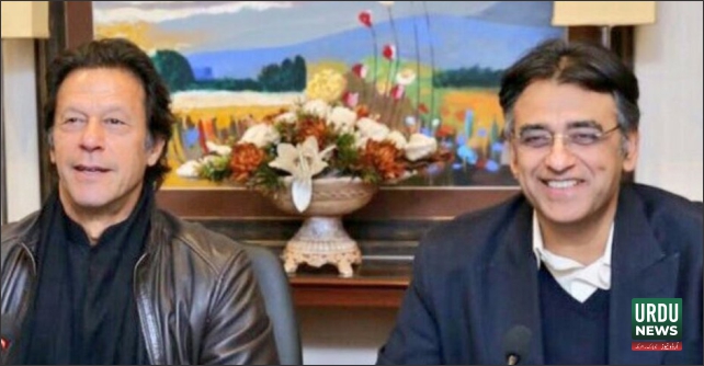 Asad Umar, Imran Khan - PTI