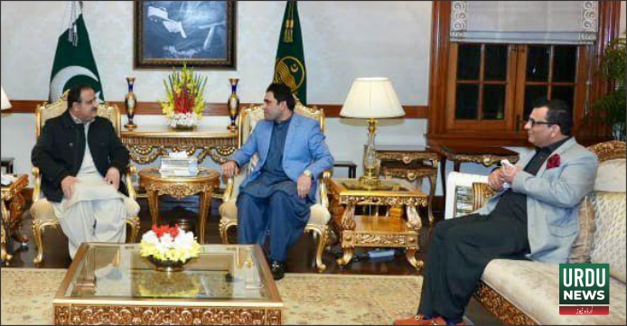 Khursheed Ahmad Bhalli meets CM Usman Buzdar