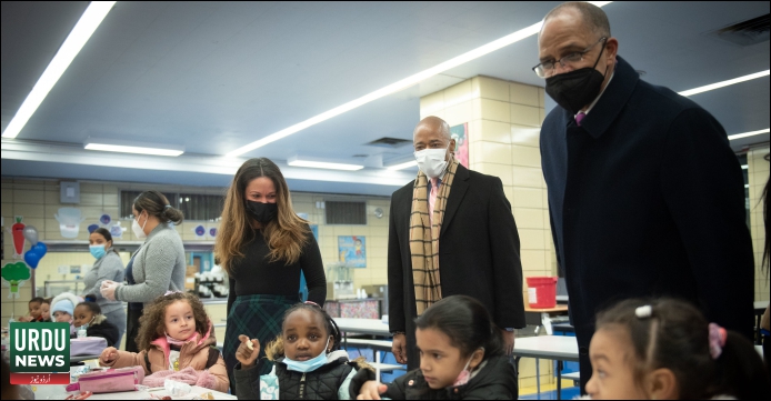 Mayor Eric Adams visits Concourse Village Elementary School