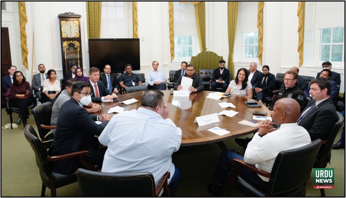 Mayor New York Eric Adams Meets Pakistani Community Leaders