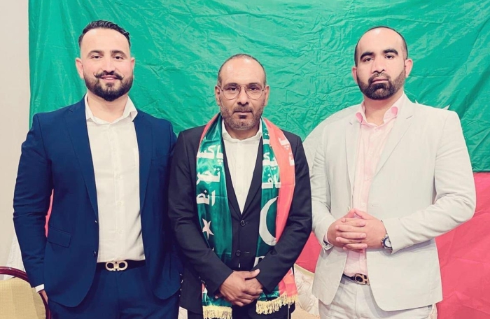 Zameer Chaudhry, Parvez Riaz, Tanweer Ahmad, PTI USA