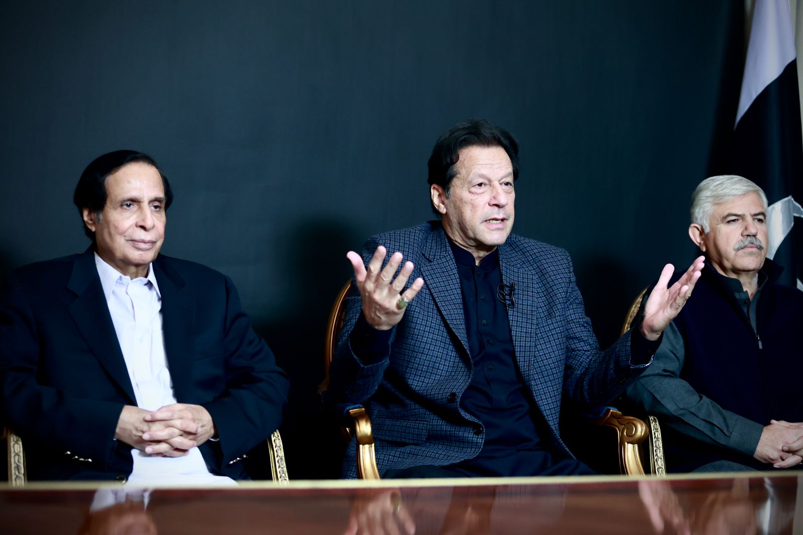 Ch Parvez Elahi, Imran Khan, Mahmood Khan