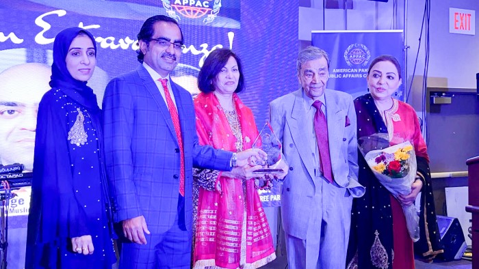 Zia Mohyeddin , Dr Ijaz Ahmad, Naheed Bhatti, APPAC