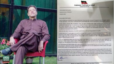 Imran Khan, Letter to Chief Justice of Pakistan