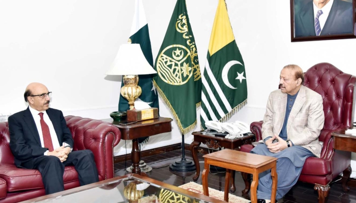 President AJK Barrister Sultan Mahmood, Ambassador Masood Khan
