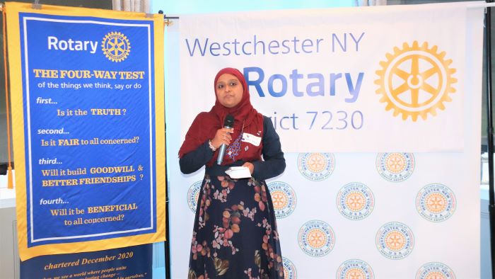 MaharPathan, President Rotary Club Westchester New York