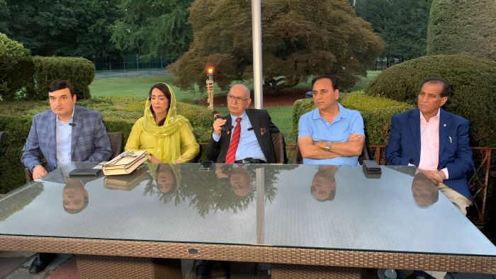 Senator Irfan Siddiqui, Ahmad Jan, Mian Fayyaz, Shaikila Luqman, PMLN USA