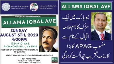 Allama Iqbal Avenue, Street Co Naming in Queens, New York