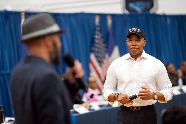 Mayor Eric Adams (Photo Ed Reed, Mayoral Photography Office)