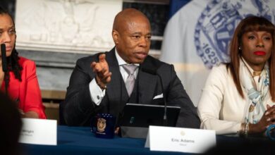 Mayor Eric Adams hold an in-person media availability. City Hall. Photo Ed Reed.jpg