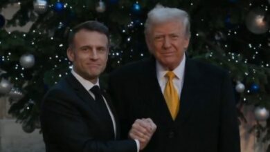 Donald Trump visits France