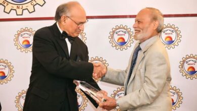 انجنئیربدر بھٹی کو ”این ای ڈی“ یونیورسٹی المنائی ایسوسی ایشن کی جانب سے لائف ٹائم اچیومنٹ ایوارڈ 