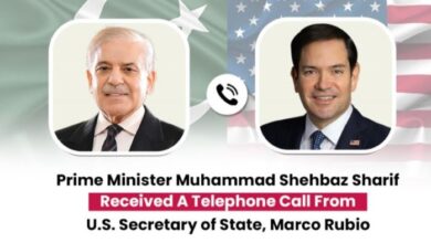 امریکی سیکرٹری خارجہ مارکو روبیو کا شہباز شریف کو فون ، ایک مہینہے میں دوسرا رابطہ