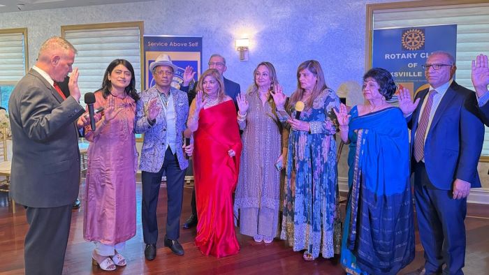 طاہرہ شریف روٹری کلب ہیکس ول، لانگ آئی لینڈ کی پریذیڈنٹ بن گئیں