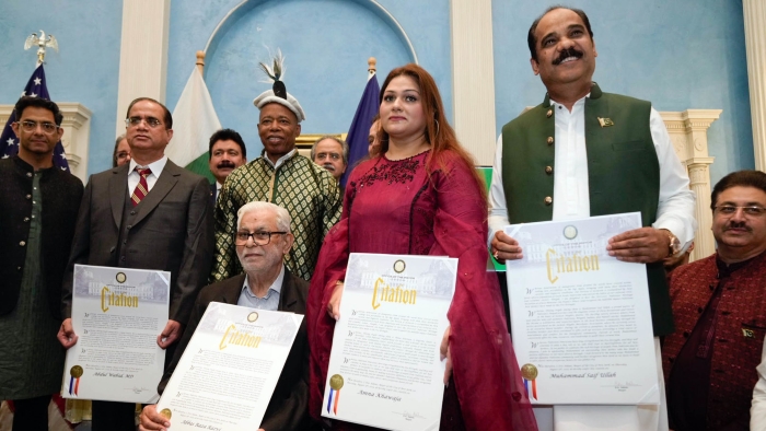 مئیر نیویارک ایرک ایڈمز کے زیر اہتمام سرکاری رہائشگاہ پر پہلی بار یوم پاکستان کی تاریخی تقریب