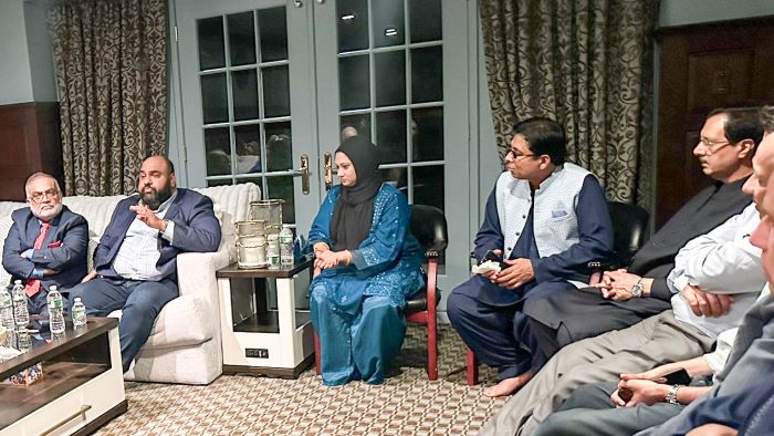 پاک امریکن سوسائٹی کا زوہران ممدانی کے لیگل ایڈوائزر علی نجمی کے اعزا ز میں استقبالیہ