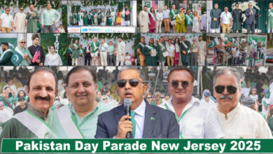 نیوجرسی میں عظیم الشان پاکستان ڈے پریڈ ،پاکستان زندہ آباد کے نعرے