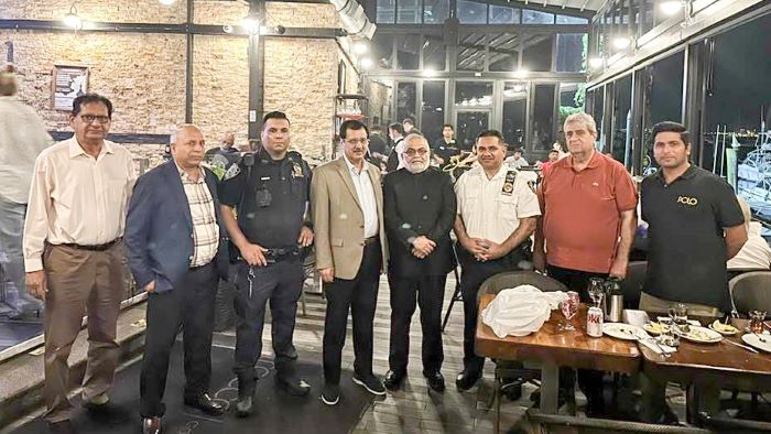 پاک امریکن سوسائٹی کا رکن پنجاب اسمبلی میاں منیر کے اعزاز میں عشائیہ