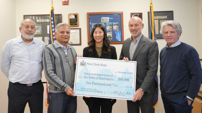 پاکستانی امریکن آف ٹاؤن ہنٹ نگٹن، نیویارک (PATH) کےلئے10ہزار ڈالرز کی گرانٹ