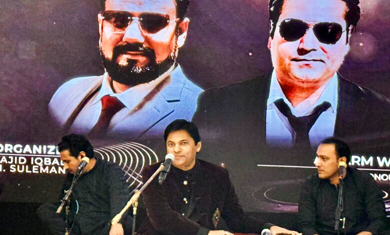 ریڈ لپ سٹک پروڈکشن کے زیر اہتمام نیوجرسی میں شیر میانداد کیساتھ یاد گار قوالی نائٹ