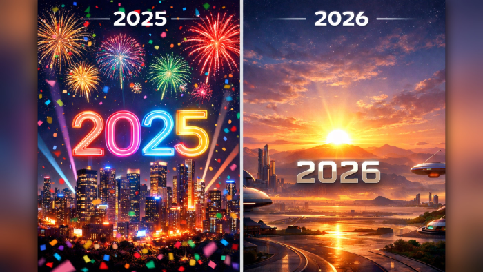 Year 2025, New Year 2026