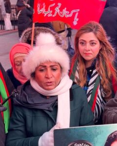 PTI New York Demonstration at Times Square 