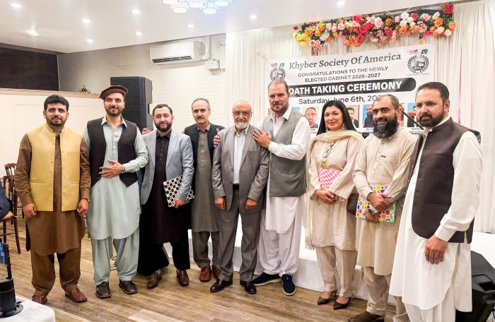 خیبر سوسائٹی آف امریکہ کی تقریب حلف برداری ، زمان آفریدی نے صدارت خالد خٹک کو سونپ دی