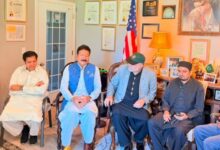نیویارک میں علمدار حسین شاہ کی والدہ مرحومہ کےلئے فاتحہ خوانی ، وفاقی وزیر سید عمران شاہ کی شرکت