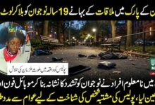 بروکلین کے پارک میں ملاقات کے بہانے 19 سالہ نوجوان کو بلا کر لوٹ لیا گیا
