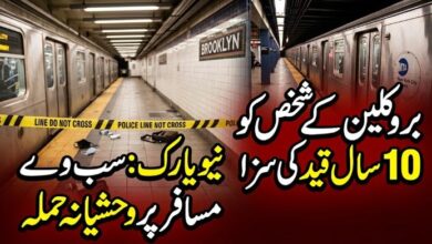 نیویارک: سب وے مسافر پر وحشیانہ حملہ، بروکلین کے شخص کو 10 سال قید کی سزا