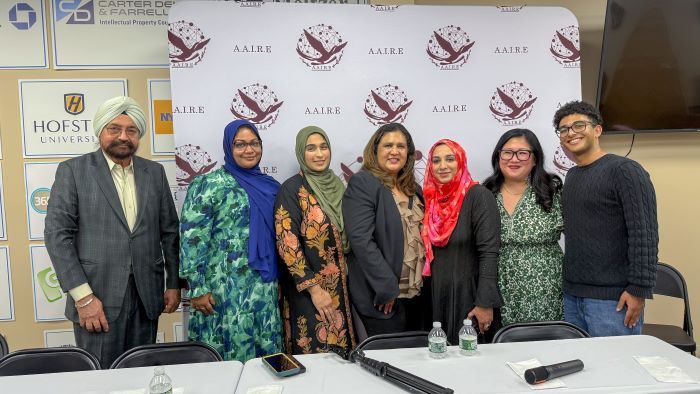 arrah Mozawalla, Sunita Manjrekar, Inna Choi, Hina Imran and Sadia Chaudhry (AAIRE)